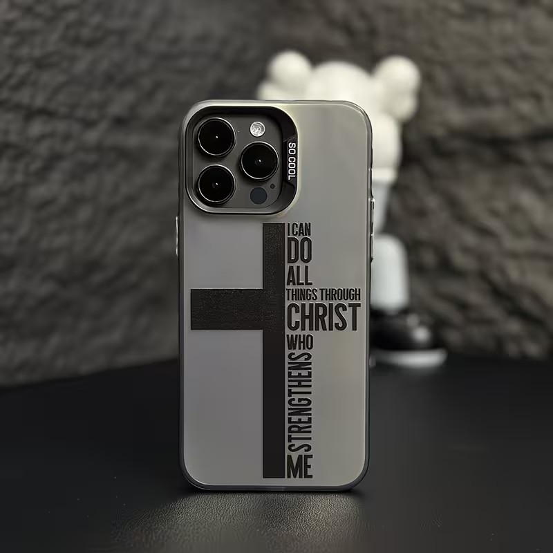 Tablet And Accessories Case - Cover Anti-Impronta a Croce con Design