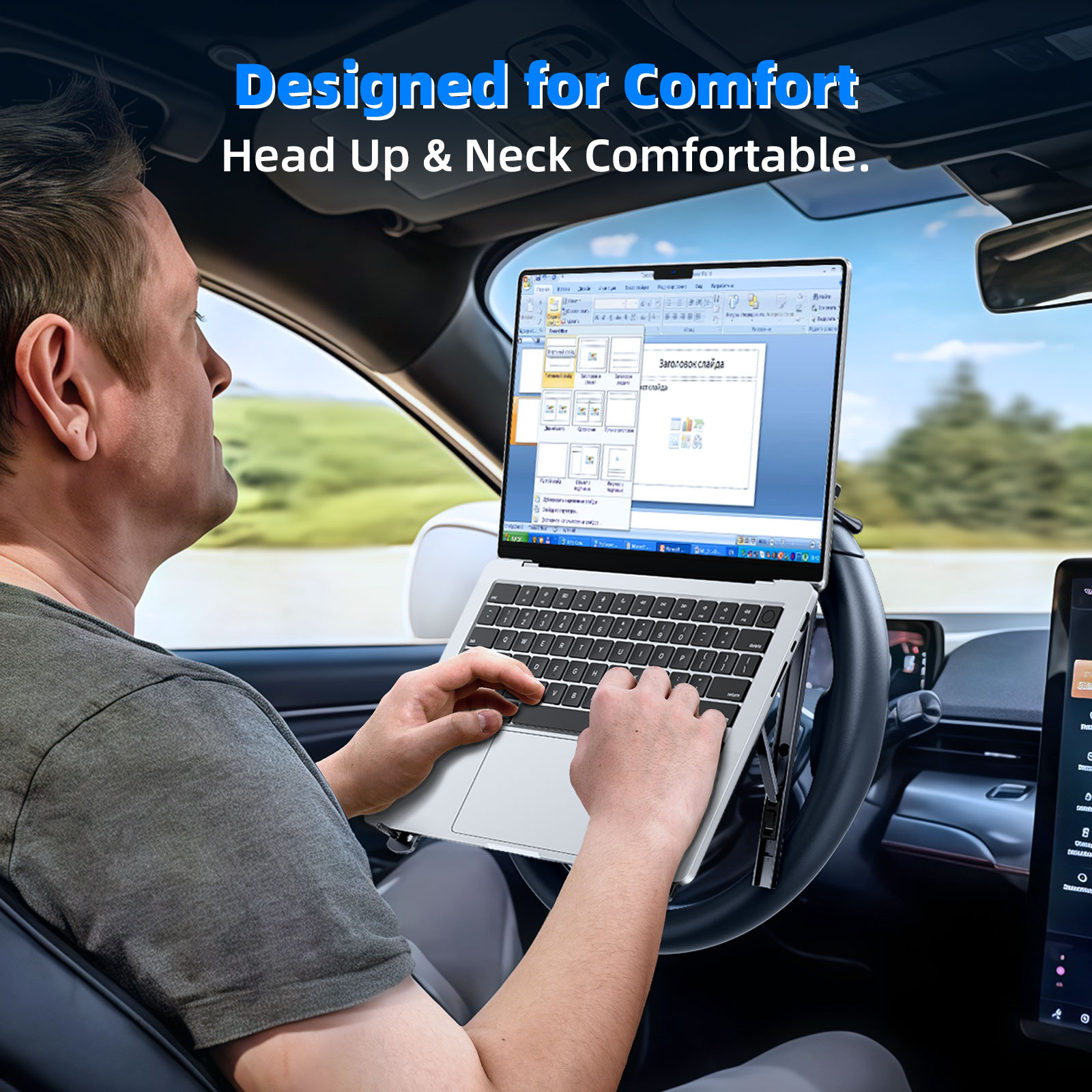 Supporto per Laptop da Auto Ea - Tesla Tablet Accessories recensione e prezzo