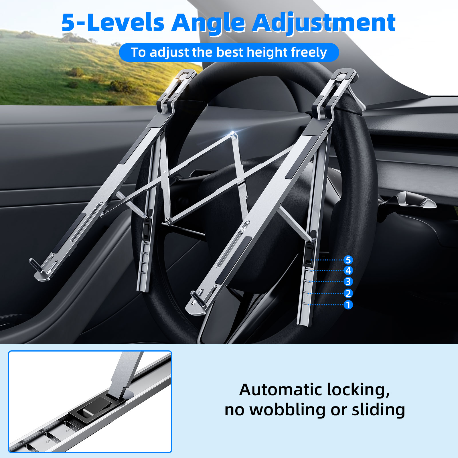Supporto per Laptop da Auto Ea - Tesla Tablet Accessories recensione e prezzo