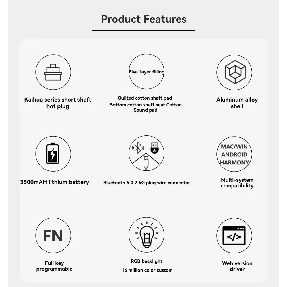 Keydous AJ68 Tastiera meccanic - Tablet Accessories Gifts recensione e prezzo