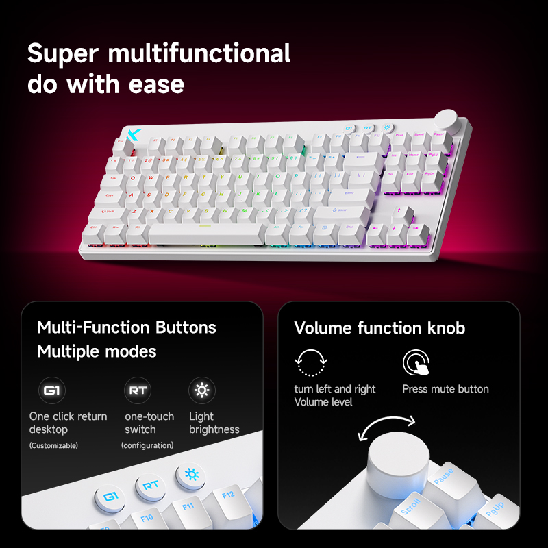 MCHOSE MIX87 Tastiere meccanic - Tablet Accessories Gifts recensione e prezzo
