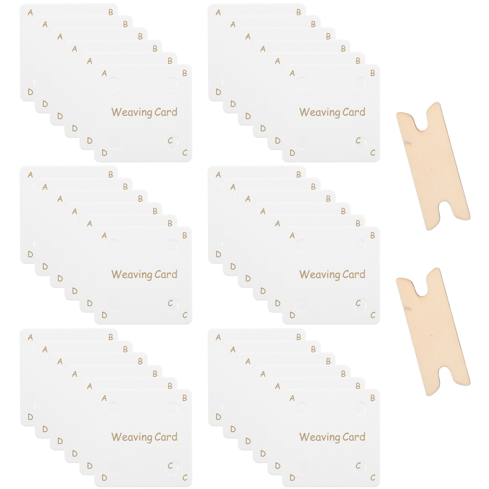 1 Set di Tavolette Quadrate pe - Tablet Weaving Accessories recensione e prezzo