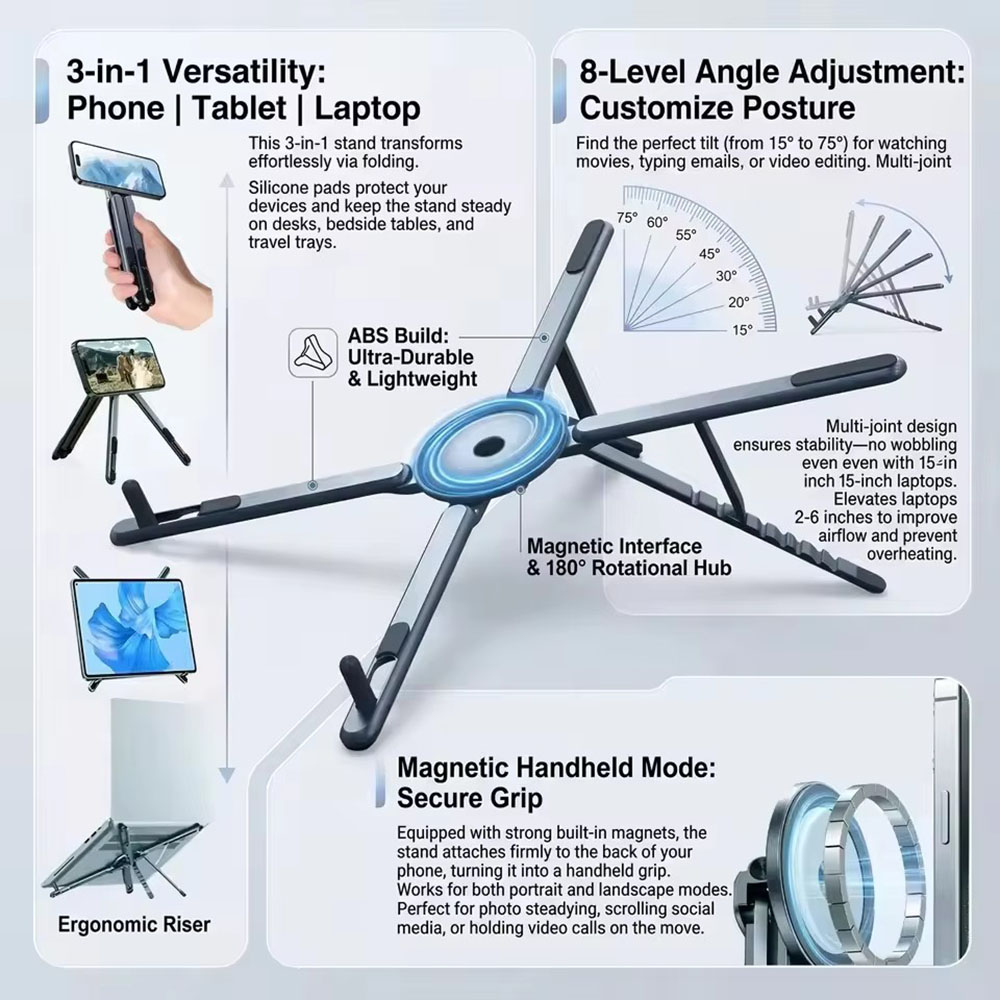 Supporto Magnetico Portatile p - Tablet Holder Accessories recensione e prezzo