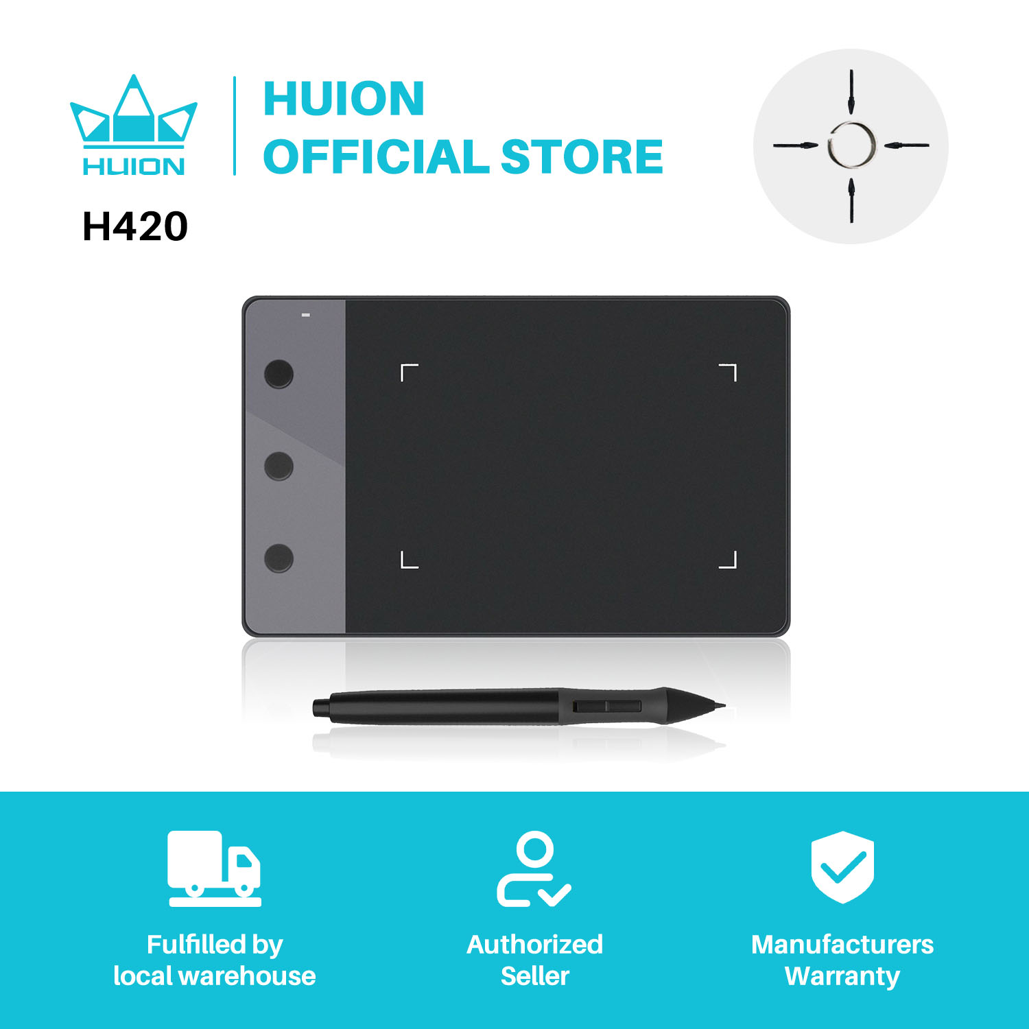 Nuove tavolette grafiche HUION - Graphic Tablet Accessories recensione e prezzo