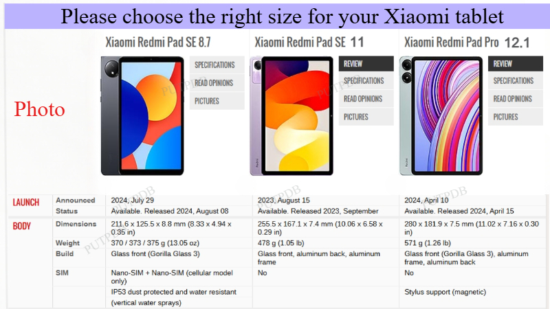 Custodia per Xiaomi Redmi Pad  - Redmi Tablet Accessories recensione e prezzo